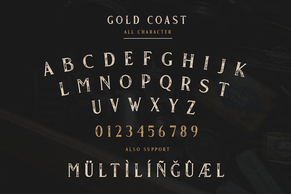 Example font Gold Coast #3
